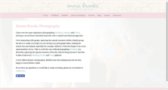Desktop Screenshot of emmabrooksphotography.co.uk